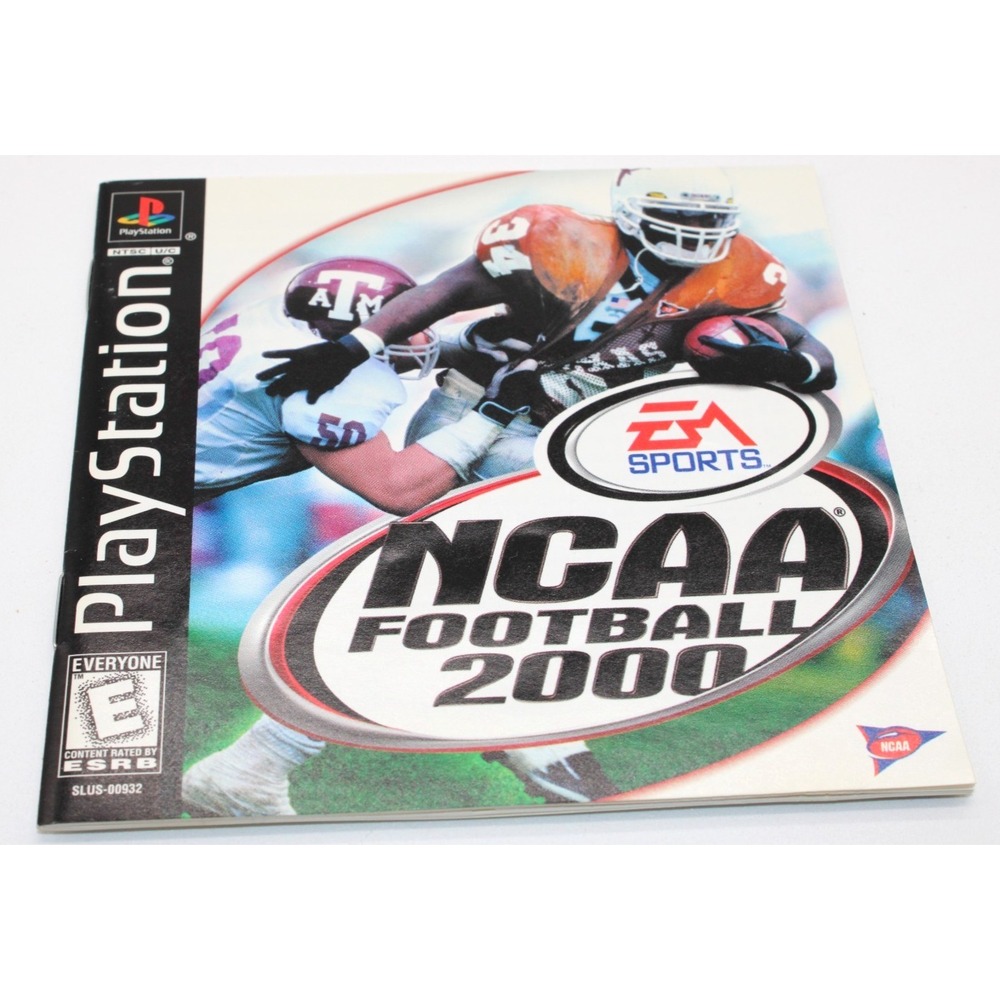 PS1 NCAA Football 2000 (PlayStation 1) CIB COMPLETE w/ Manual + Reg Card - Picture 8 of 10